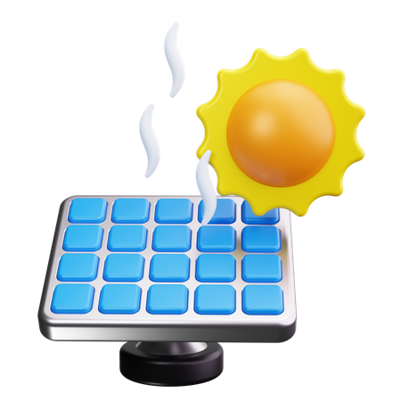 Solar Energy  3D Icon