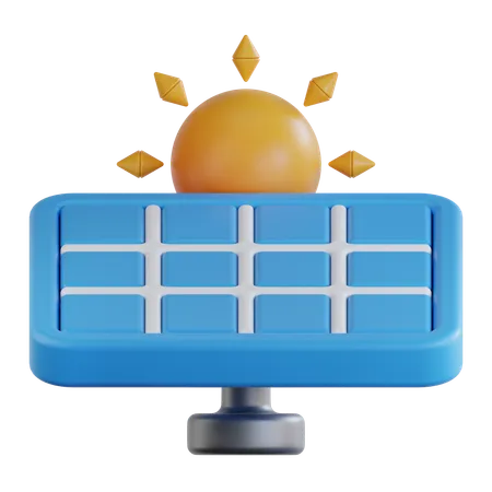 Solar Energy  3D Icon