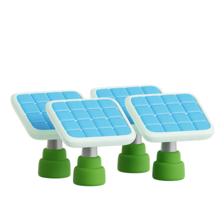 Solar energy  3D Icon