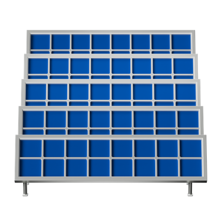 Solar Farm  3D Icon
