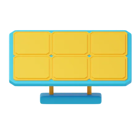 Solar Farm  3D Icon