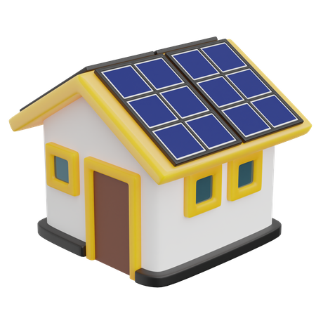 Solarhaus  3D Icon