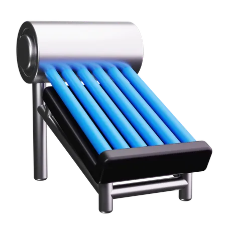 Solar Heater  3D Icon