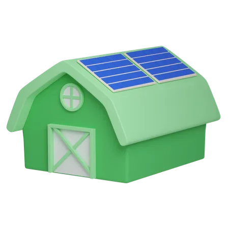 Solar House  3D Icon