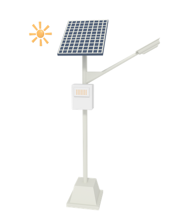 Solar Light  3D Icon