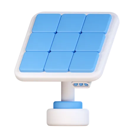 Solar Panel Illustration 3D Icon