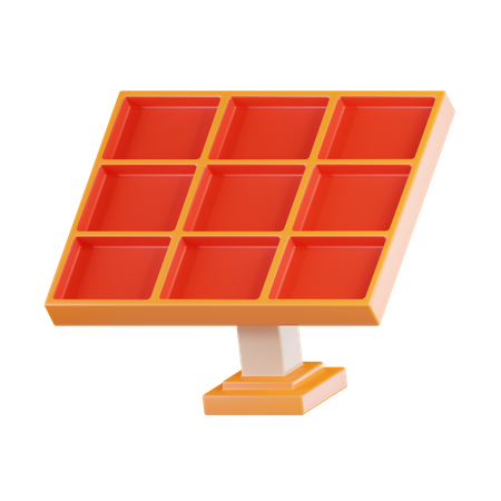 Solar Panel  3D Icon