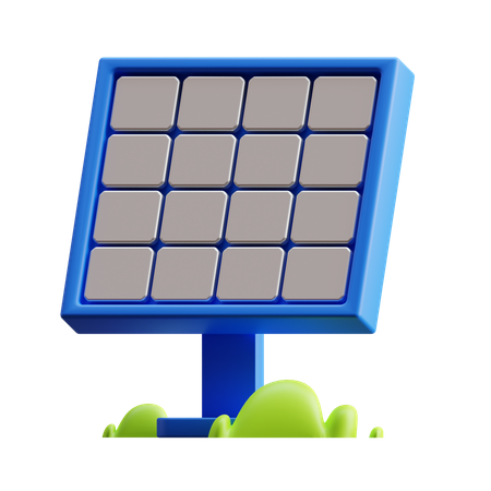 Solar Panel  3D Icon