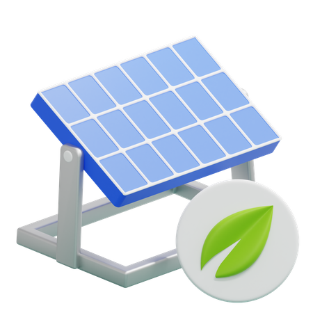 Solar Panel  3D Icon