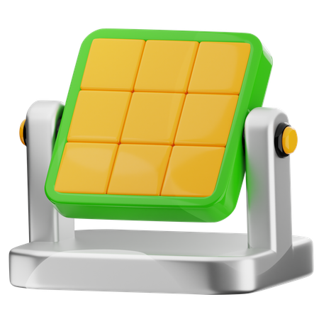 Solar Panel  3D Icon