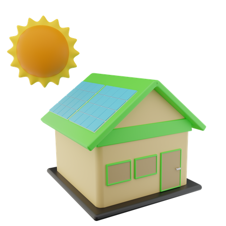 Solar Panel  3D Icon