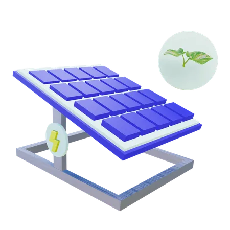 Solar Panel  3D Icon