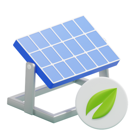 Solar Panel  3D Icon