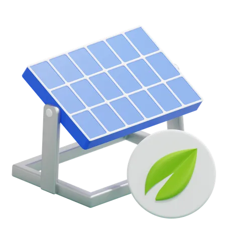 Solar Panel  3D Icon