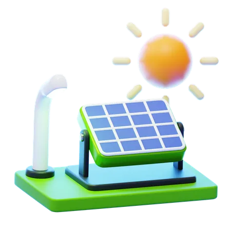 SOLAR PANEL  3D Icon