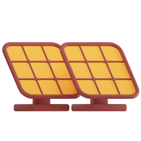 Solar Panel  3D Icon