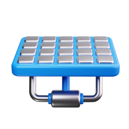 Solar Panel  3D Icon