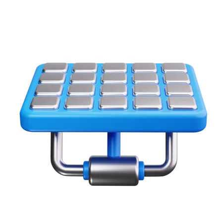 Solar Panel  3D Icon