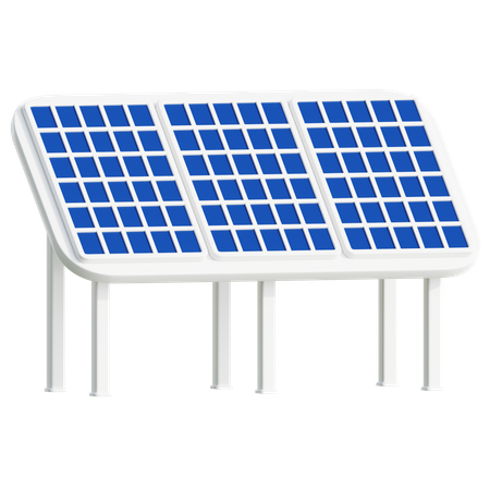 Solar Panel  3D Icon
