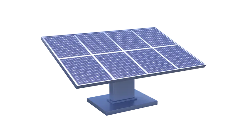 Solar Panel  3D Icon