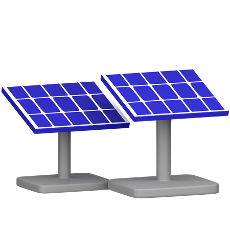 Solar Panel  3D Icon