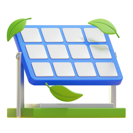 Solar Panel  3D Icon