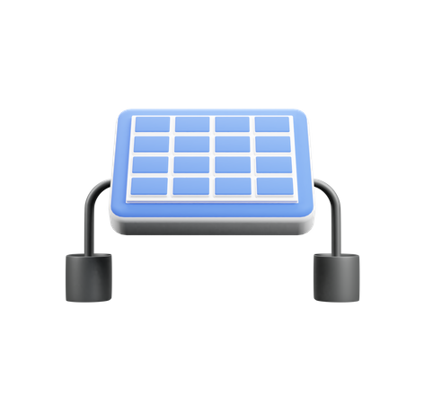 Solar Panel  3D Icon