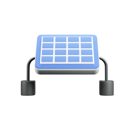 Solar Panel  3D Icon