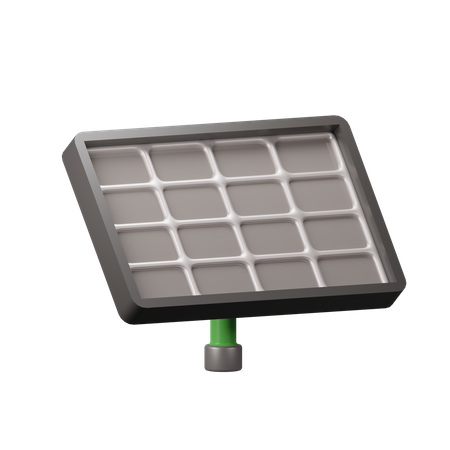 Solar Panel  3D Icon