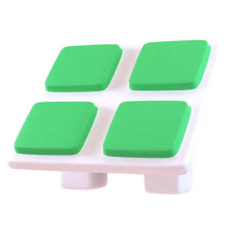 Solar Panel  3D Icon