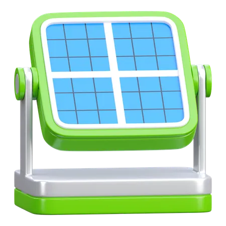 Solar Panel  3D Icon