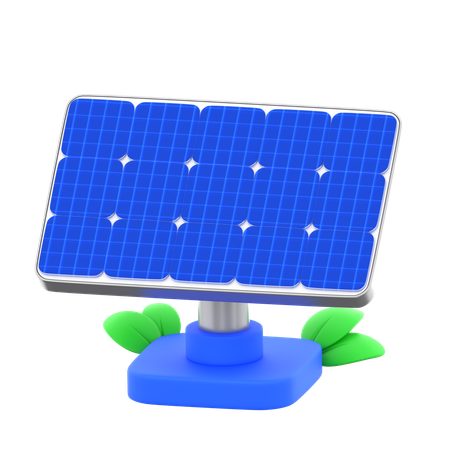 Solar Panel  3D Icon