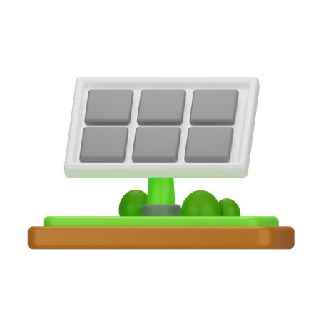 Solar Panel  3D Icon