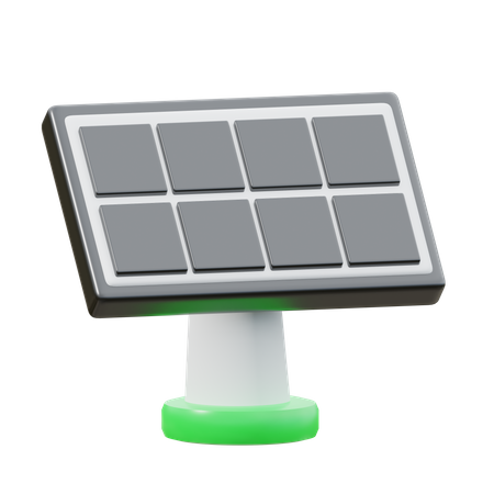 Solar panel  3D Icon