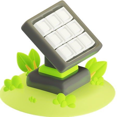 Solar Panel  3D Icon