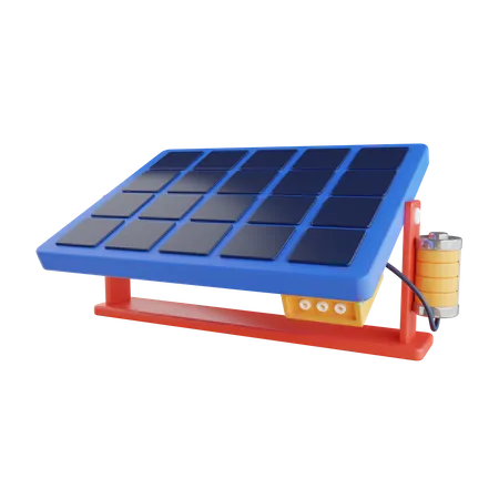 Solar Panel  3D Icon