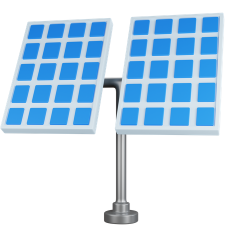 Solar Panel  3D Icon