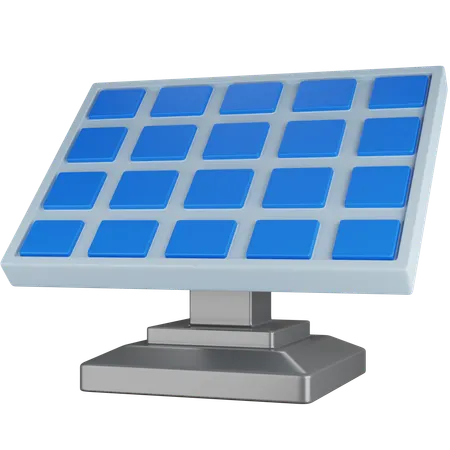Solar Panel  3D Icon