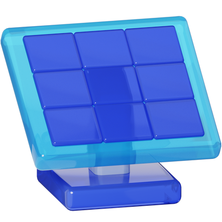 Solar Panel  3D Icon