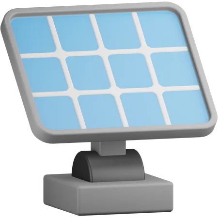 Solar Panel  3D Icon