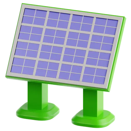 Solar Panel  3D Icon
