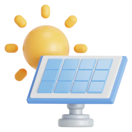 Solar panel  3D Icon