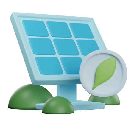 Solar panel  3D Icon