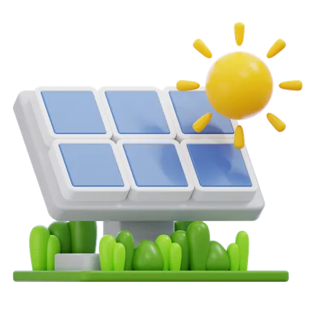 Solar Panel  3D Icon