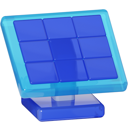 Solar Panel  3D Icon