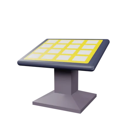 Solar panel  3D Illustration