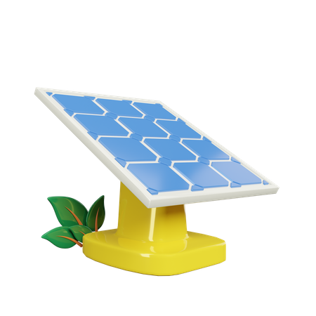 Solar Panel  3D Illustration