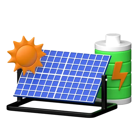Solar panel  3D Icon