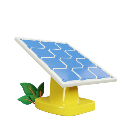 Solar Panel  3D Illustration