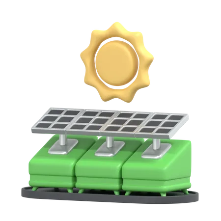 Solar Panel 3 D Ecology Icon 3D Icon
